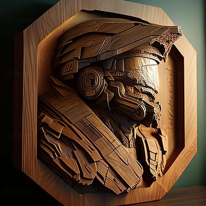 3D model Halo The Master Chief Collection game (STL)